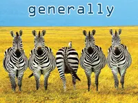 Định nghĩa của từ <b>generally</b>