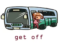 Định nghĩa của từ <b>get off</b>