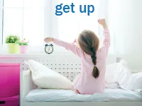 Định nghĩa của từ <b>get up</b>