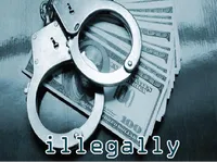 Định nghĩa của từ <b>illegally</b>