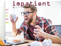 Định nghĩa của từ <b>impatient</b>