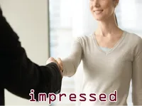 Định nghĩa của từ <b>impressed</b>