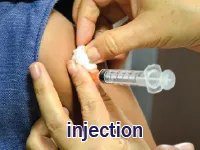Định nghĩa của từ <b>injection</b>