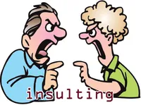 Định nghĩa của từ <b>insulting</b>