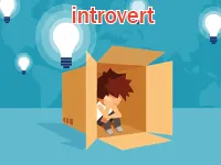 Định nghĩa của từ <b>introvert</b>