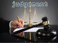 Định nghĩa của từ <b>judgement</b>
