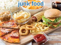 Định nghĩa của từ <b>junk food</b>