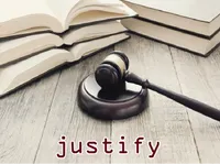 Định nghĩa của từ <b>justify</b>