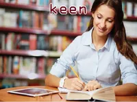 Định nghĩa của từ <b>keen</b>