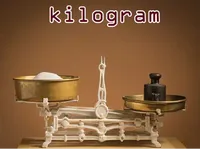 Định nghĩa của từ <b>kilogram</b>