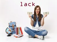 Định nghĩa của từ <b>lack</b>