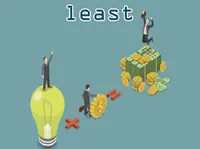 Định nghĩa của từ <b>least</b>