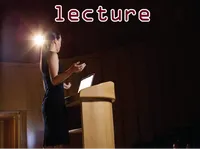Định nghĩa của từ <b>lecture</b>