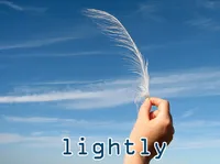 Định nghĩa của từ <b>lightly</b>