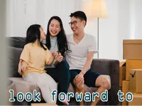 Định nghĩa của từ <b>look forward to</b>