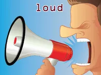 Định nghĩa của từ <b>loud</b>