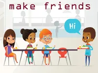 Định nghĩa của từ <b>make friends</b>