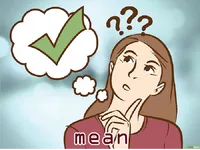 Định nghĩa của từ <b>mean</b>