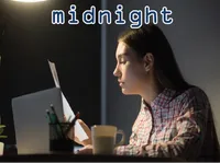 Định nghĩa của từ <b>midnight</b>