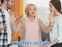 Định nghĩa của từ <b>mother-in-law</b>