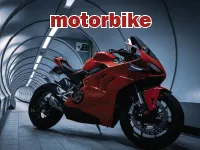 Định nghĩa của từ <b>motorbike</b>