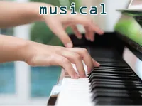 Định nghĩa của từ <b>musical</b>
