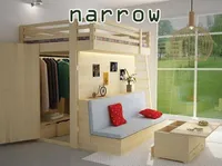 Định nghĩa của từ <b>narrow</b>