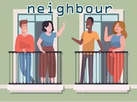 Định nghĩa của từ <b>neighbour</b>