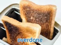 Định nghĩa của từ <b>overdone</b>