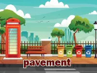 Định nghĩa của từ <b>pavement</b>