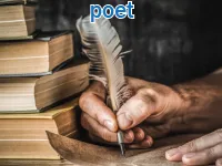 Định nghĩa của từ <b>poet</b>