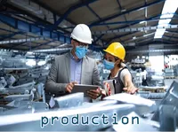 Định nghĩa của từ <b>production</b>