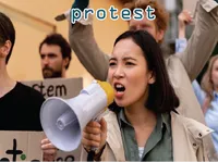 Định nghĩa của từ <b>protest</b>