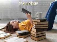Định nghĩa của từ <b>reader</b>