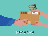 Định nghĩa của từ <b>receive</b>