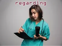 Định nghĩa của từ <b>regarding</b>