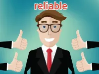 Định nghĩa của từ <b>reliable</b>