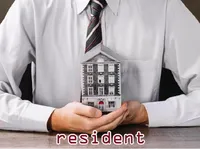 Định nghĩa của từ <b>resident</b>