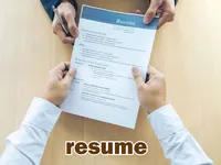 Định nghĩa của từ <b>resume</b>