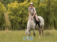 Định nghĩa của từ <b>rid</b>