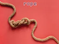 Định nghĩa của từ <b>rope</b>