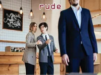 Định nghĩa của từ <b>rude</b>