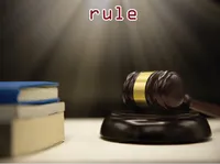 Định nghĩa của từ <b>rule</b>