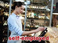 Định nghĩa của từ <b>self-employed</b>