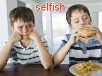 Định nghĩa của từ <b>selfish</b>