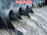 Định nghĩa của từ <b>sewage</b>