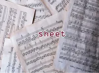 Định nghĩa của từ <b>sheet</b>