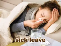 Định nghĩa của từ <b>sick leave</b>