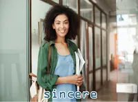 Định nghĩa của từ <b>sincere</b>