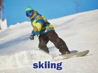 Định nghĩa của từ <b>skiing</b>